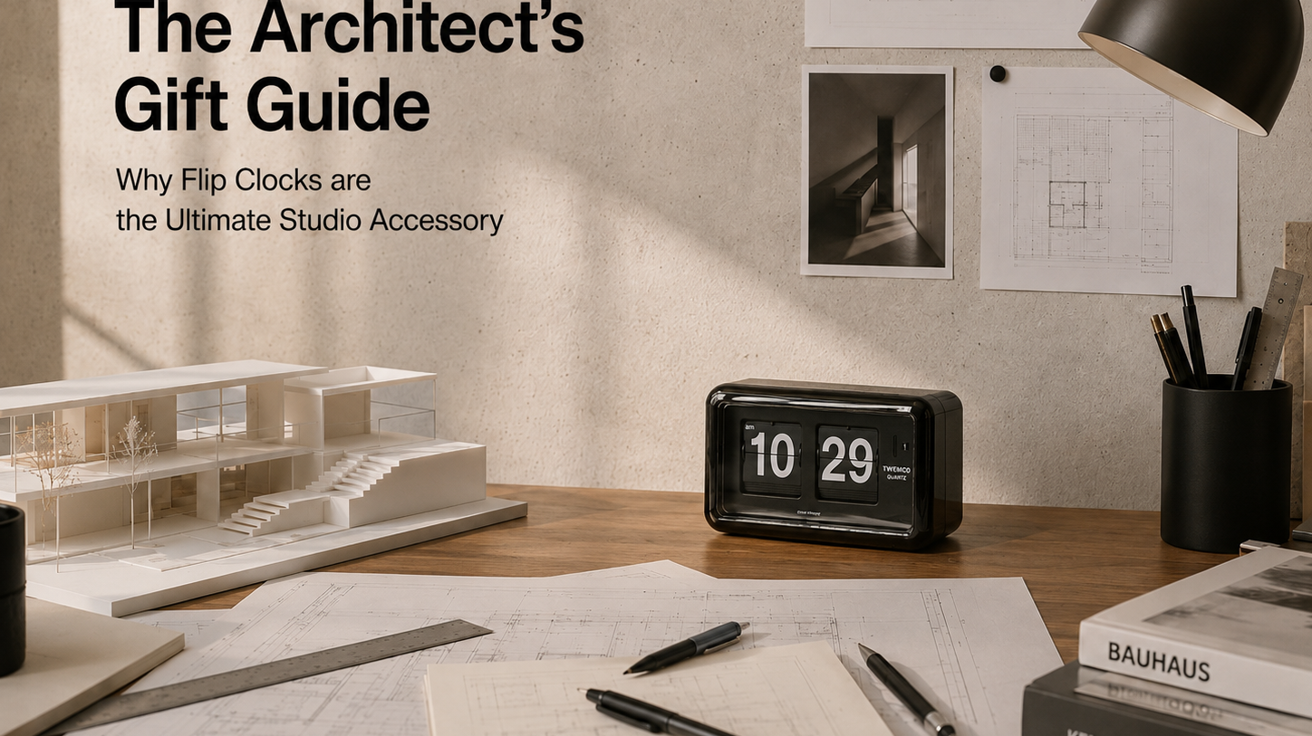 The Architect's Gift Guide: Why Flip Clocks are the Ultimate Studio Accessory