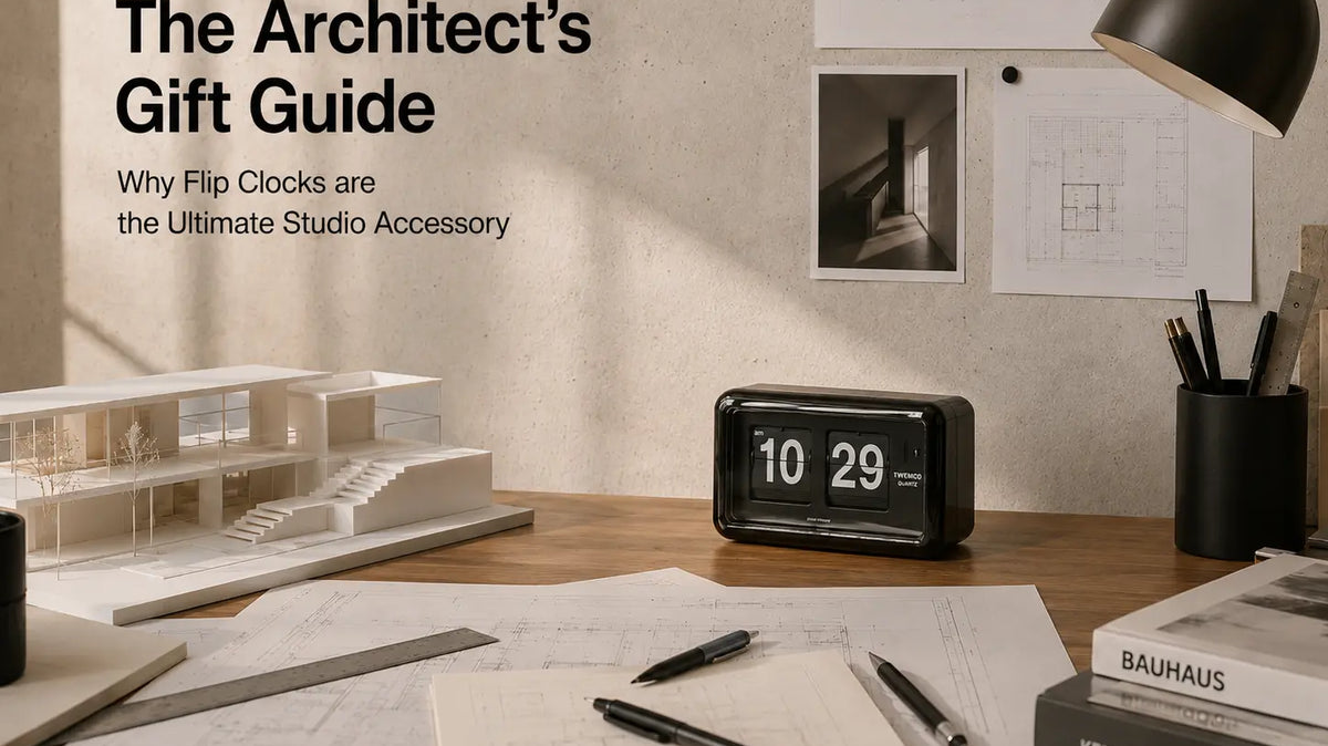 The Architect's Gift Guide: Why Flip Clocks are the Ultimate Studio Accessory Time Will Flip