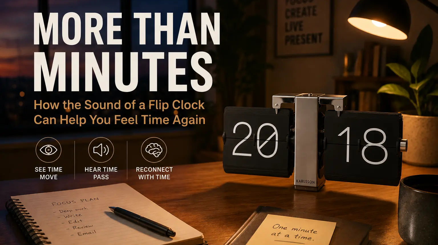 How the “Thwack” of a Flip Clock Can Reduce Time Blindness Time Will Flip