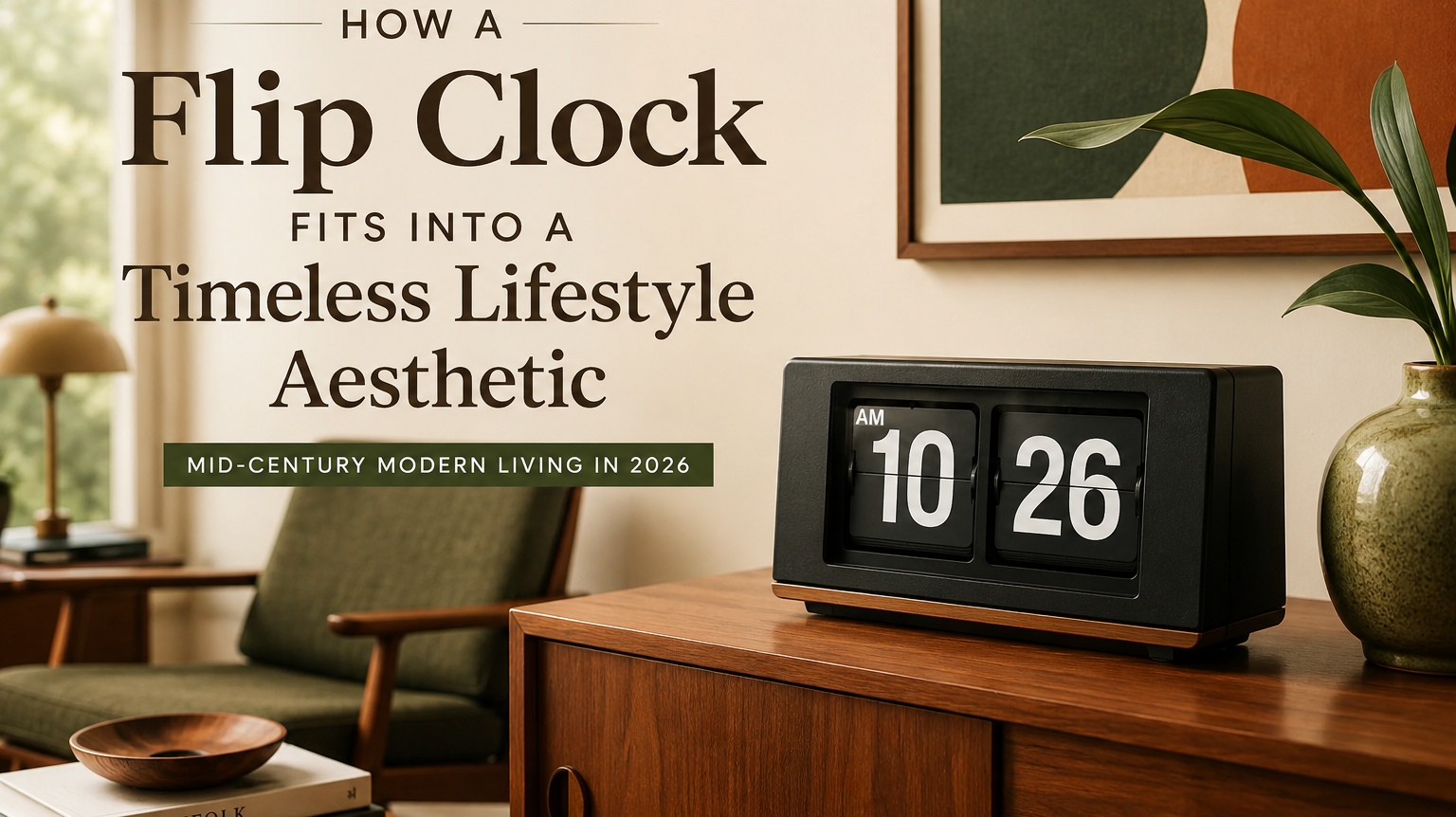 Styling Mid-Century Modern (MCM) Decor in 2026 Time Will Flip