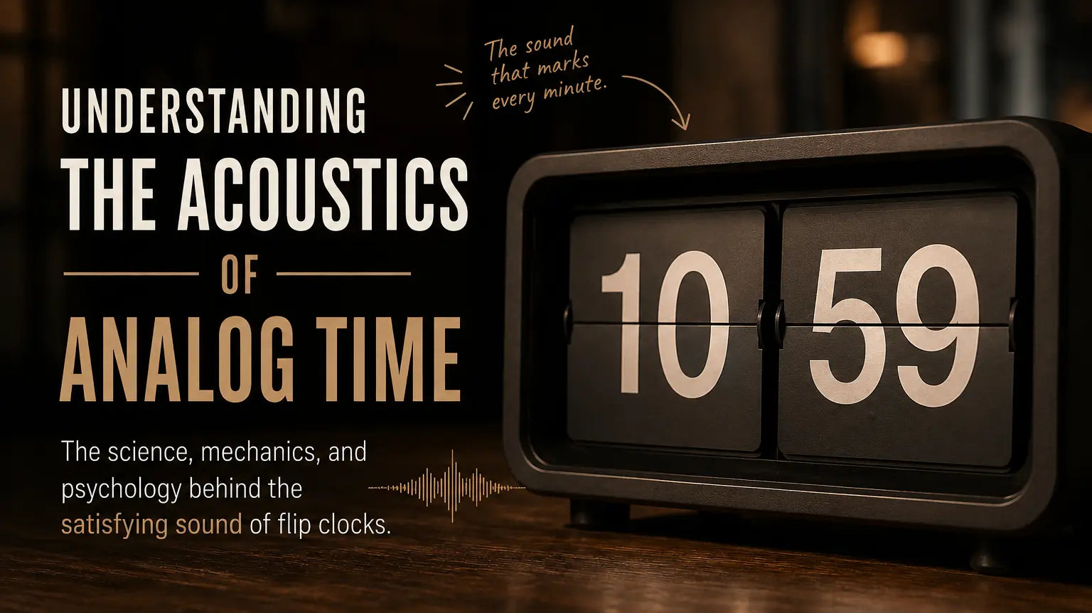 Why Do Flip Clocks “Click”? Time Will Flip