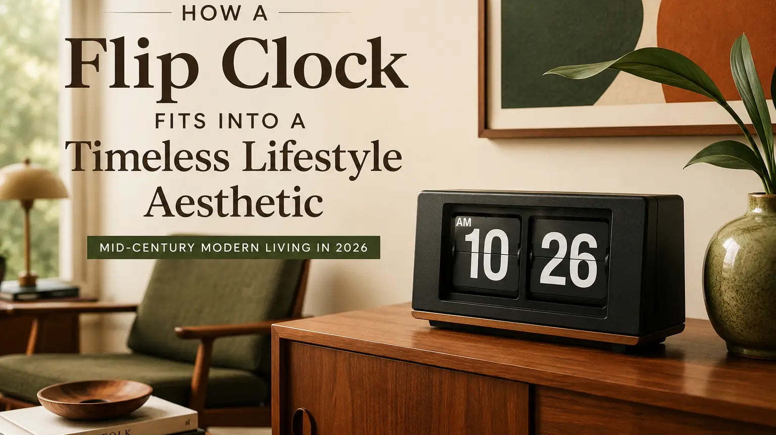 Styling Mid-Century Modern (MCM) Decor in 2026 Time Will Flip