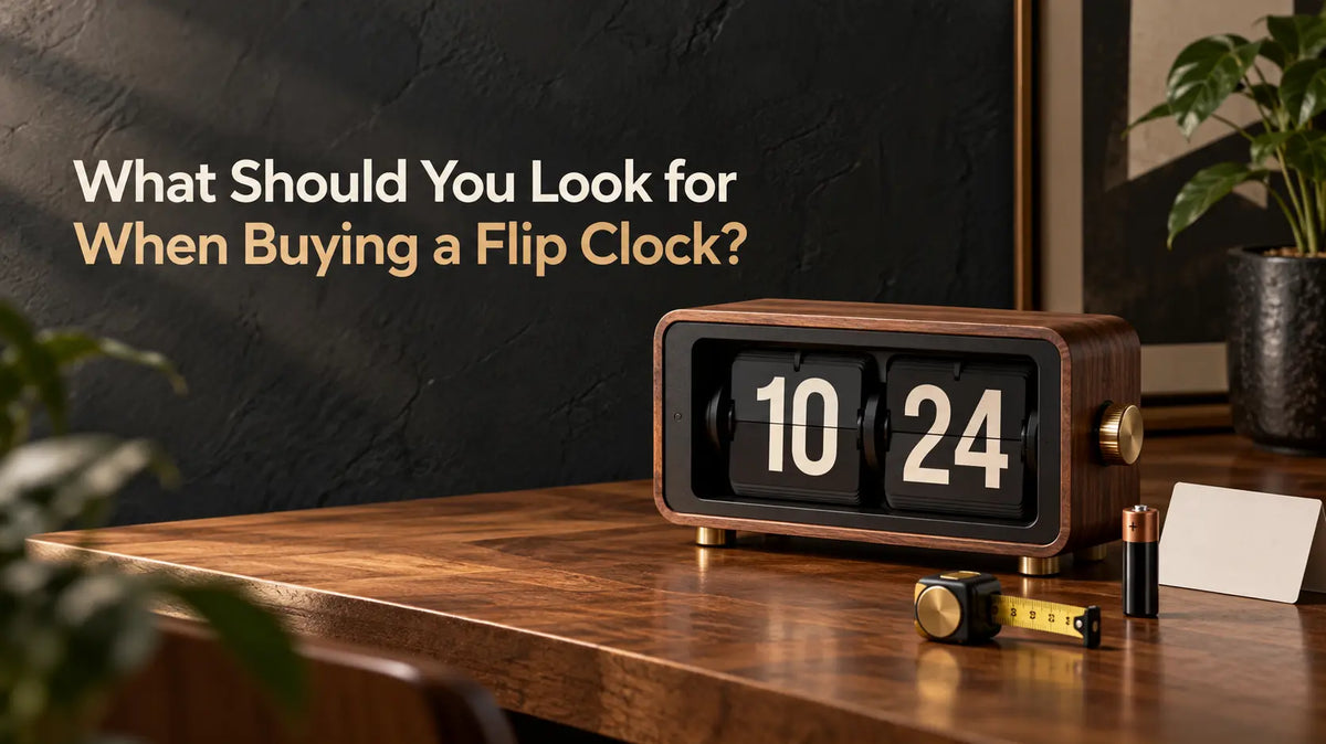 What Should You Look for When Buying a Flip Clock? Time Will Flip