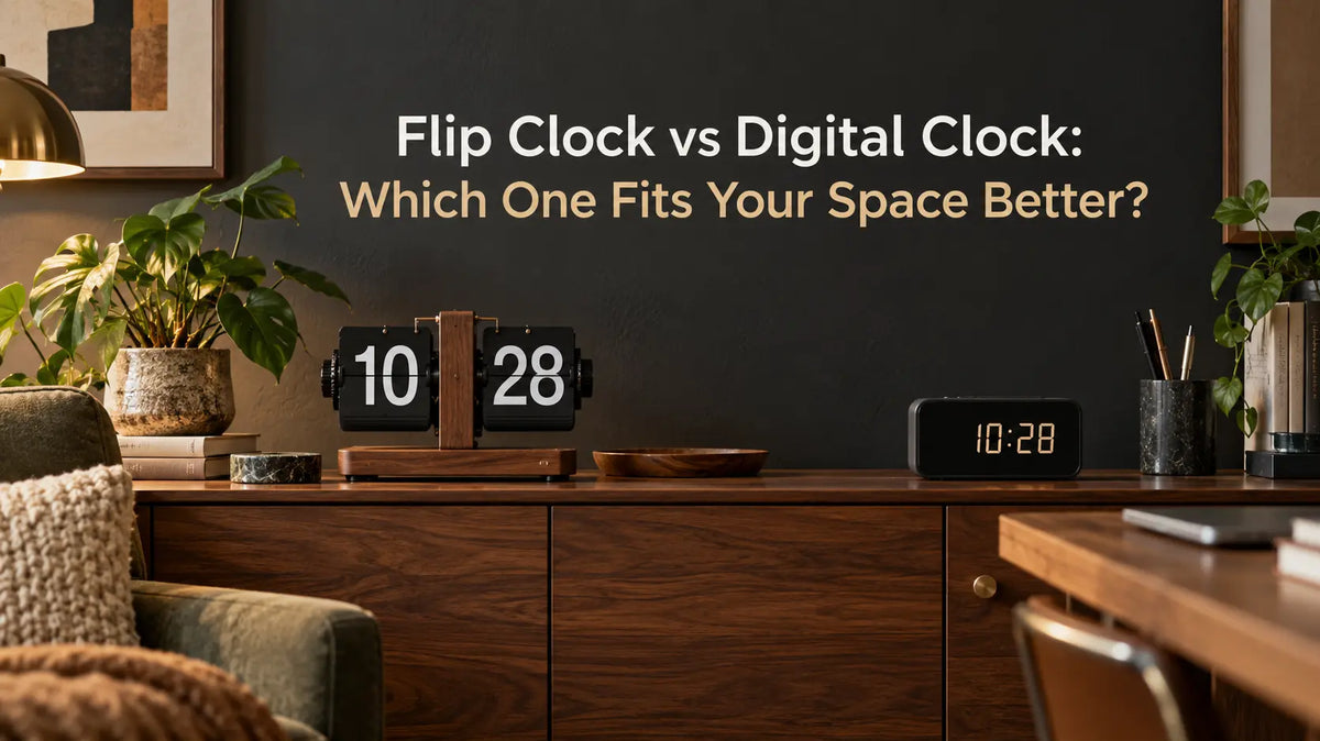 Flip Clock vs Digital Clock: Which One Fits Your Space Better? Time Will Flip