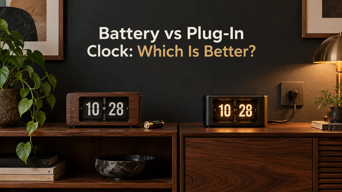 Battery vs Plug-In Clock: Which Is Better? Time Will Flip