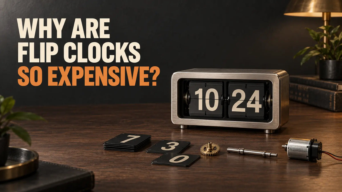 Why Are Flip Clocks So Expensive? Time Will Flip