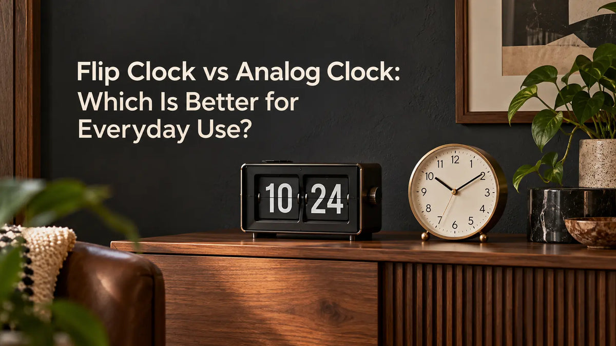 Flip Clock vs Analog Clock: Which Is Better for Everyday Use? Time Will Flip