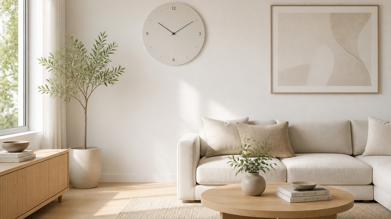 Clock Minimalist: Artful and Calm Timepiece Designs Time Will Flip