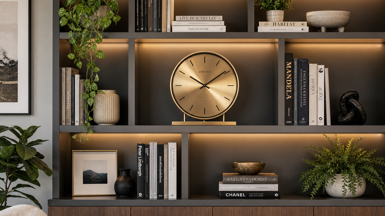 Stylish Modern Shelf Clocks: Enhance Your Space Time Will Flip