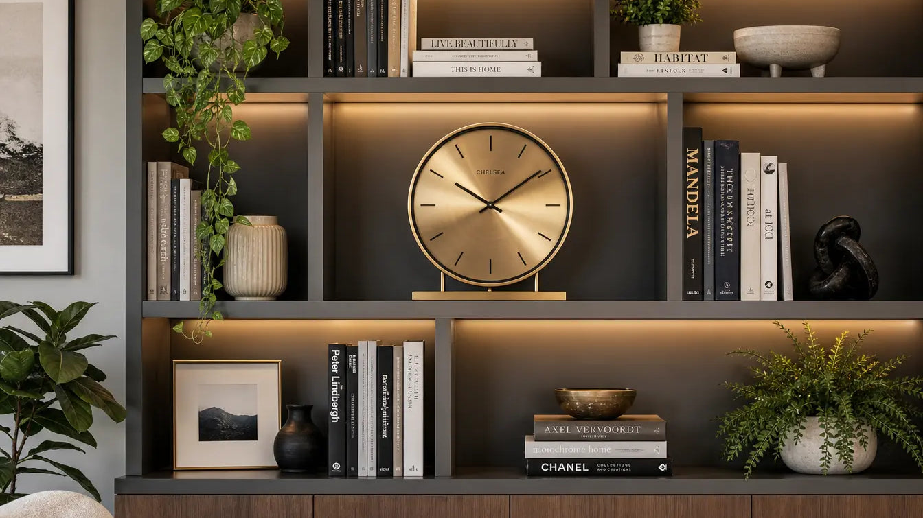 Stylish Modern Shelf Clocks: Enhance Your Space Time Will Flip