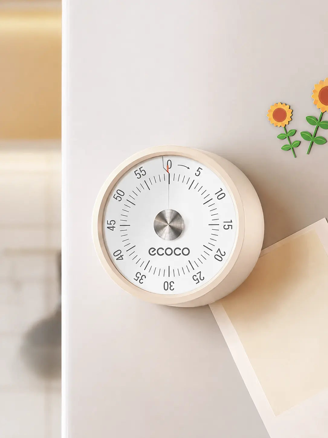 Mechanical Magnetic Kitchen Timer Time Will Flip