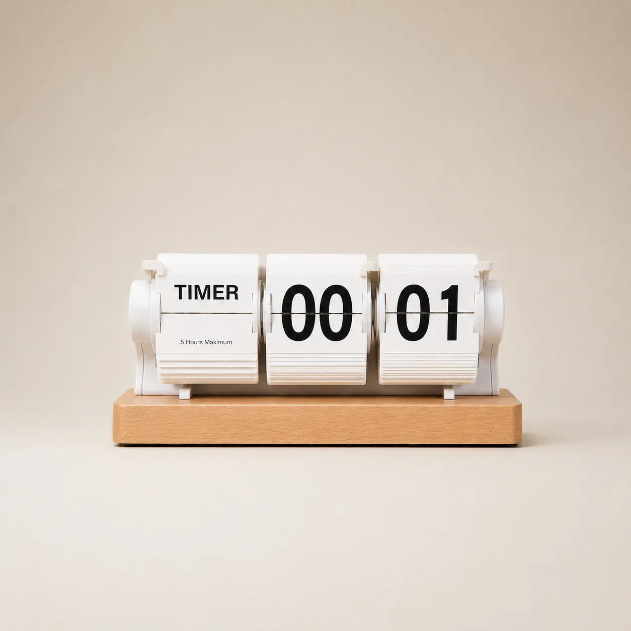 Retro Flip Clock with Seconds Display Time Will Flip