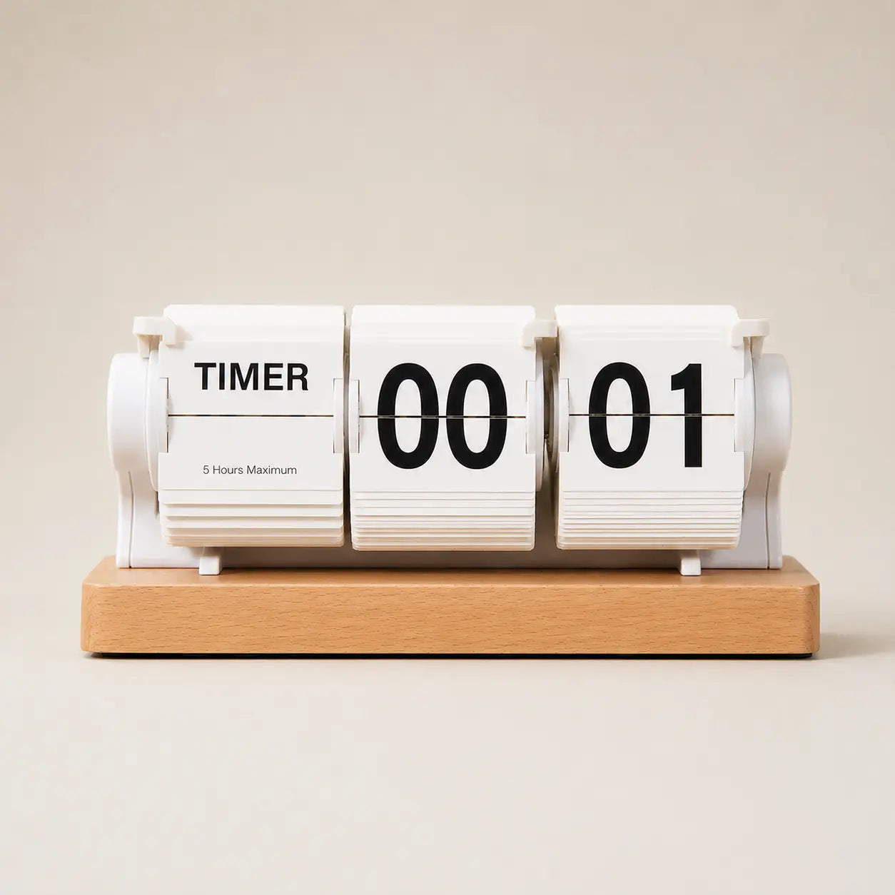 Retro Flip Clock with Seconds Display Time Will Flip