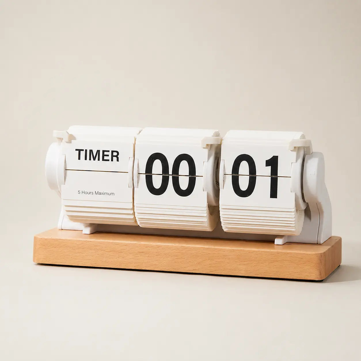 Retro Flip Clock with Seconds Display Time Will Flip