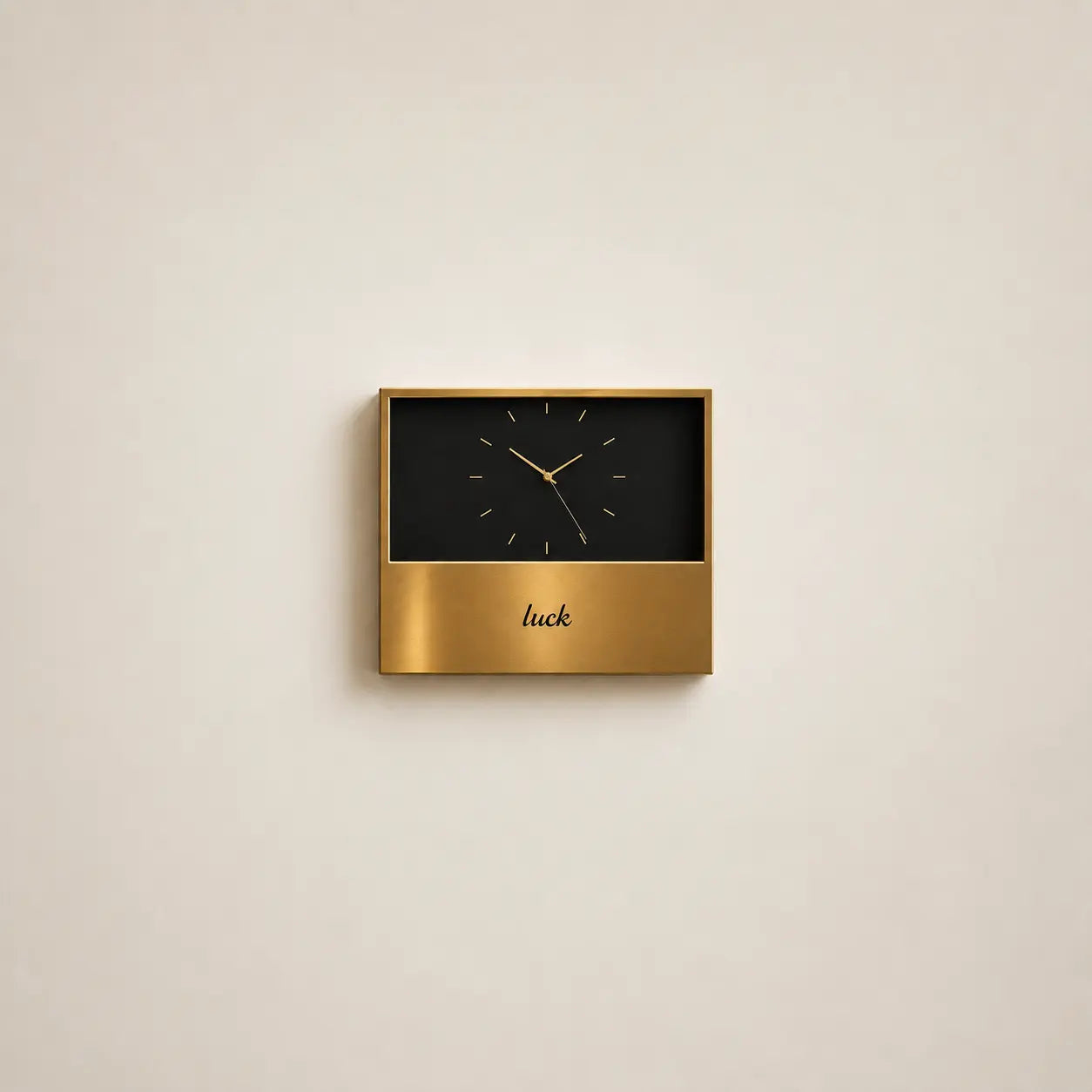 Bauhaus Vintage Metal Wall Clock Time Will Flip