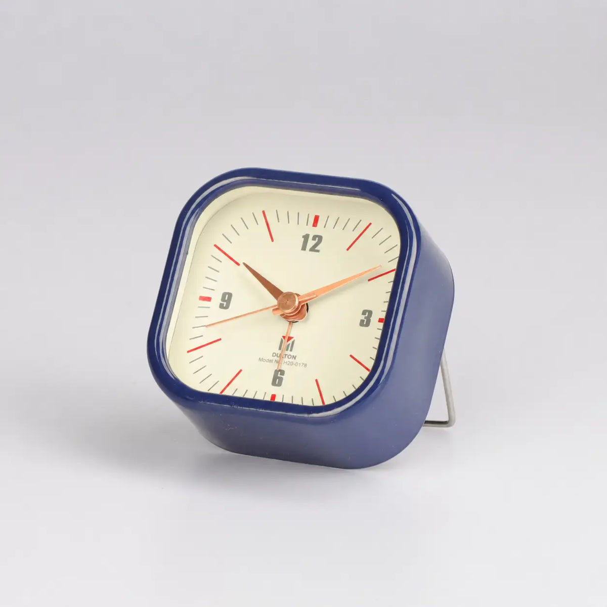 Retro Square Metal Alarm Clock Time Will Flip