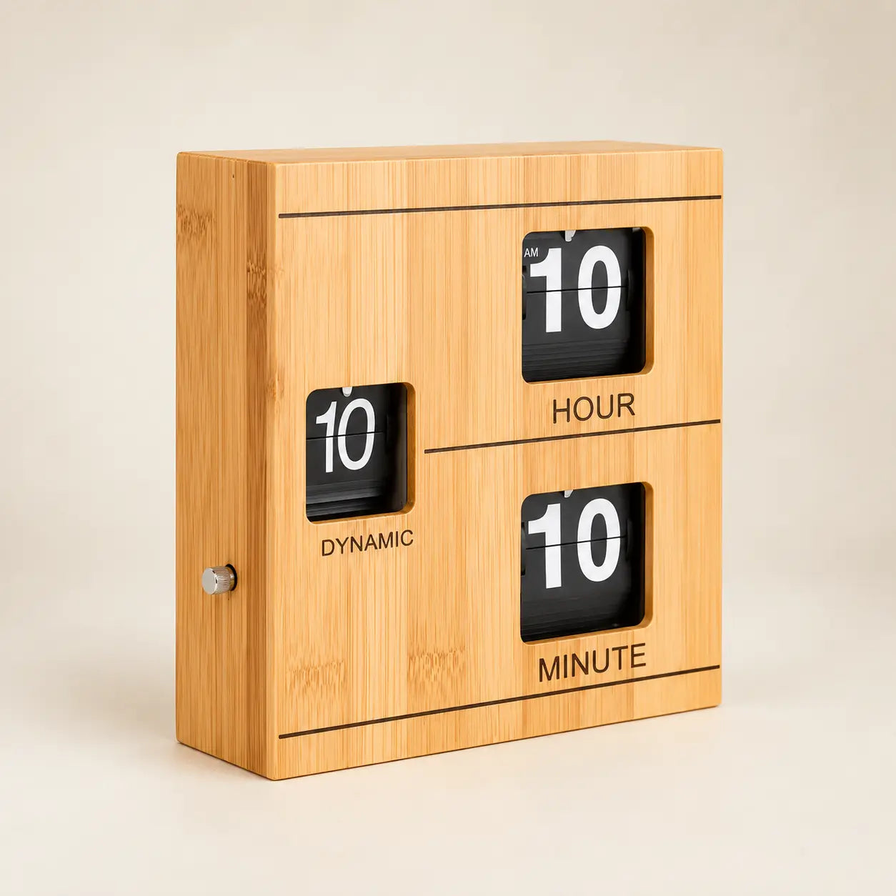 Retro Automatic Flip Desk Clock Time Will Flip
