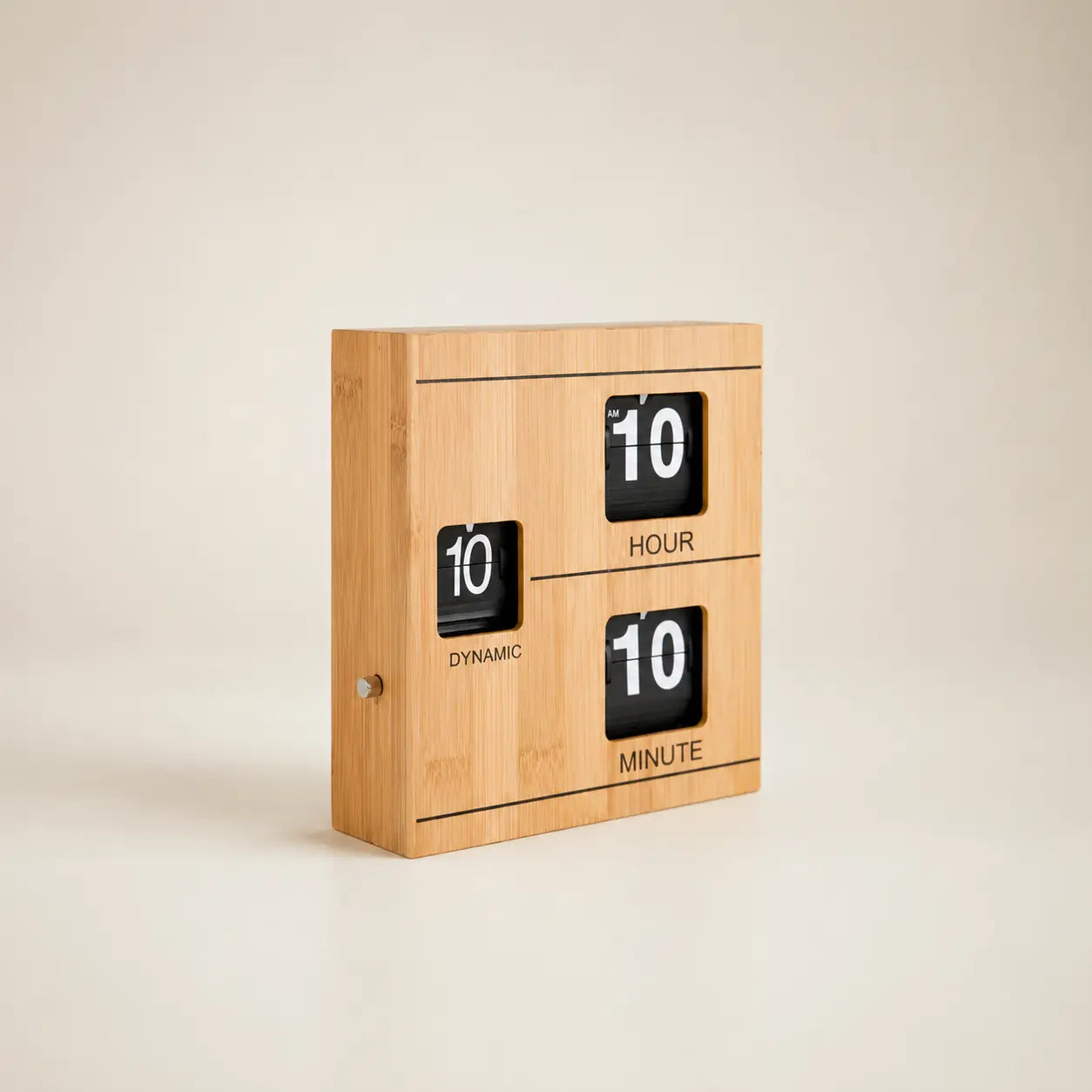 Retro Automatic Flip Desk Clock Time Will Flip
