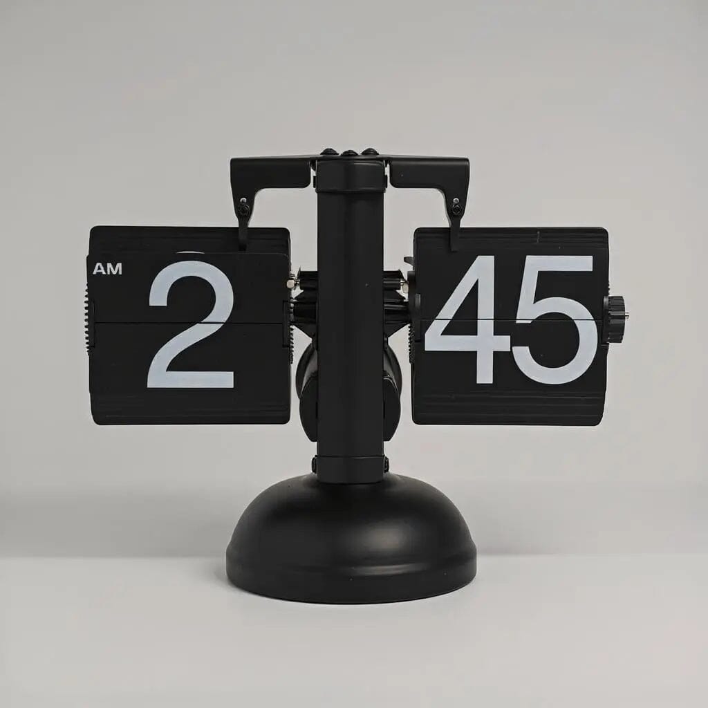MIDCLOCK Home Decor Flip Clock Table Clock Midclock