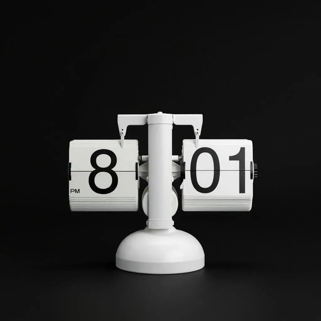 MIDCLOCK Home Decor Flip Clock Table Clock Midclock