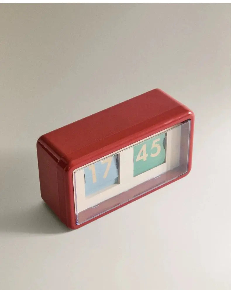 ZARA FLIP CLOCK - Reddish Time Will Flip