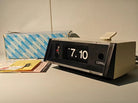 1979 Japan COPAL Flip Clock(second hand) Table Clock Time Will Flip