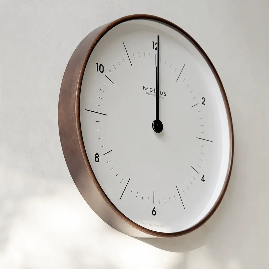 Mobius 2026 Silent Wall Clock Time Will Flip