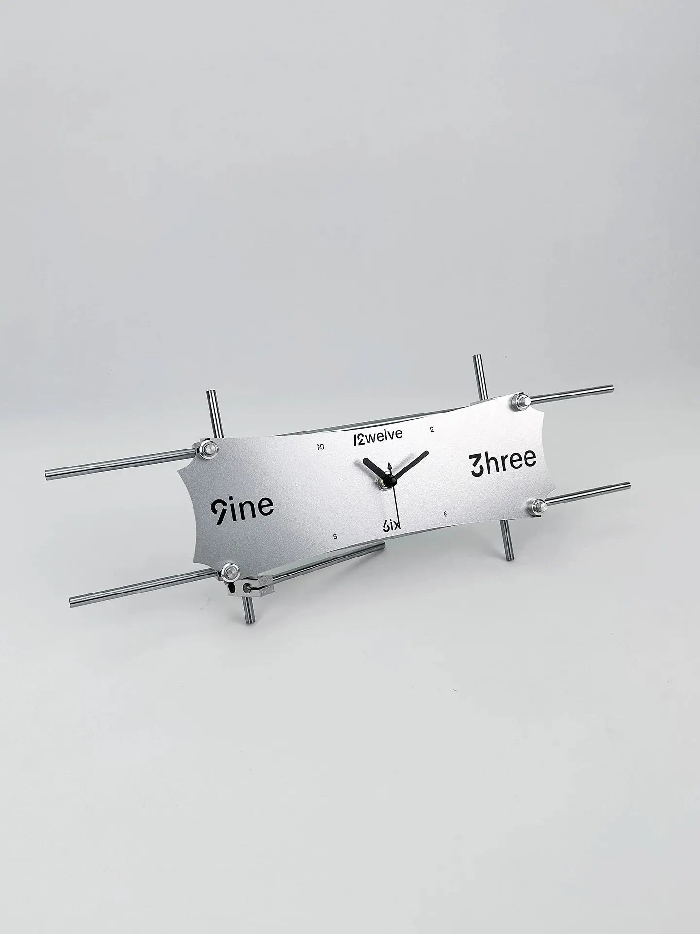 Acrylic Optical-Axis Desk Clock Time Will Flip