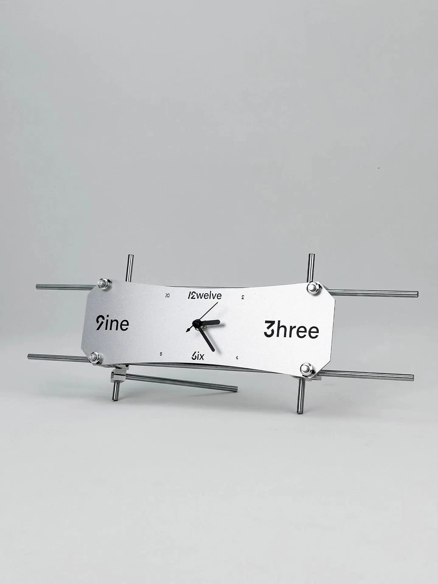 Acrylic Optical-Axis Desk Clock Time Will Flip
