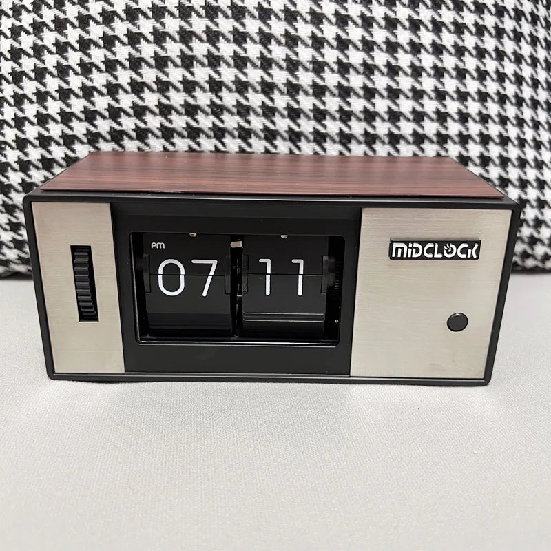 dsers test Flip Page Digital Table Clock, LED Night Luminous Clock, Home Room Decoration Items, Desktop Gadgets, Futuristic Accessories Time Will Flip