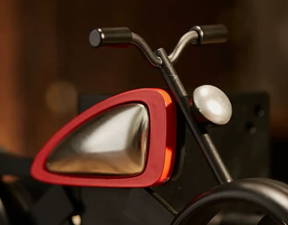 Motorcycle Flip Clock Time Will Flip
