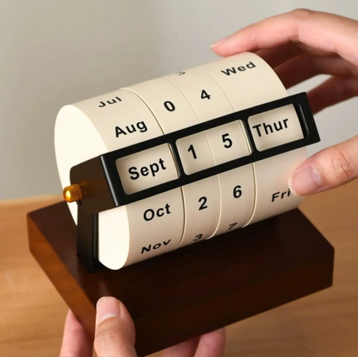Cycle Rotary Perpetual Calendar Time Will Flip
