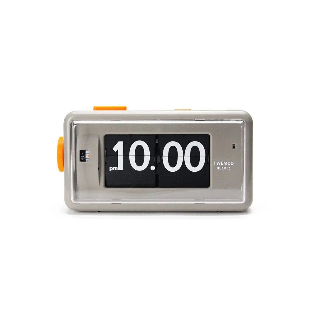 TWEMCO Alarm Flip Clock AL-30 Alarm Clock TWEMCO Grey AM/PM