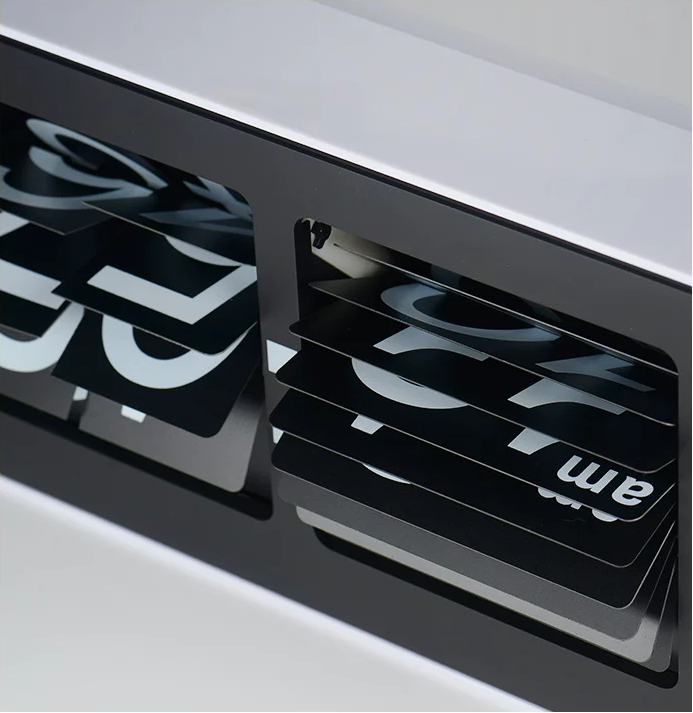 Fartech AD-901 Modern Flip Clock Time Will Flip