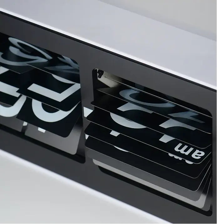 Fartech AD-901 Modern Flip Clock Time Will Flip