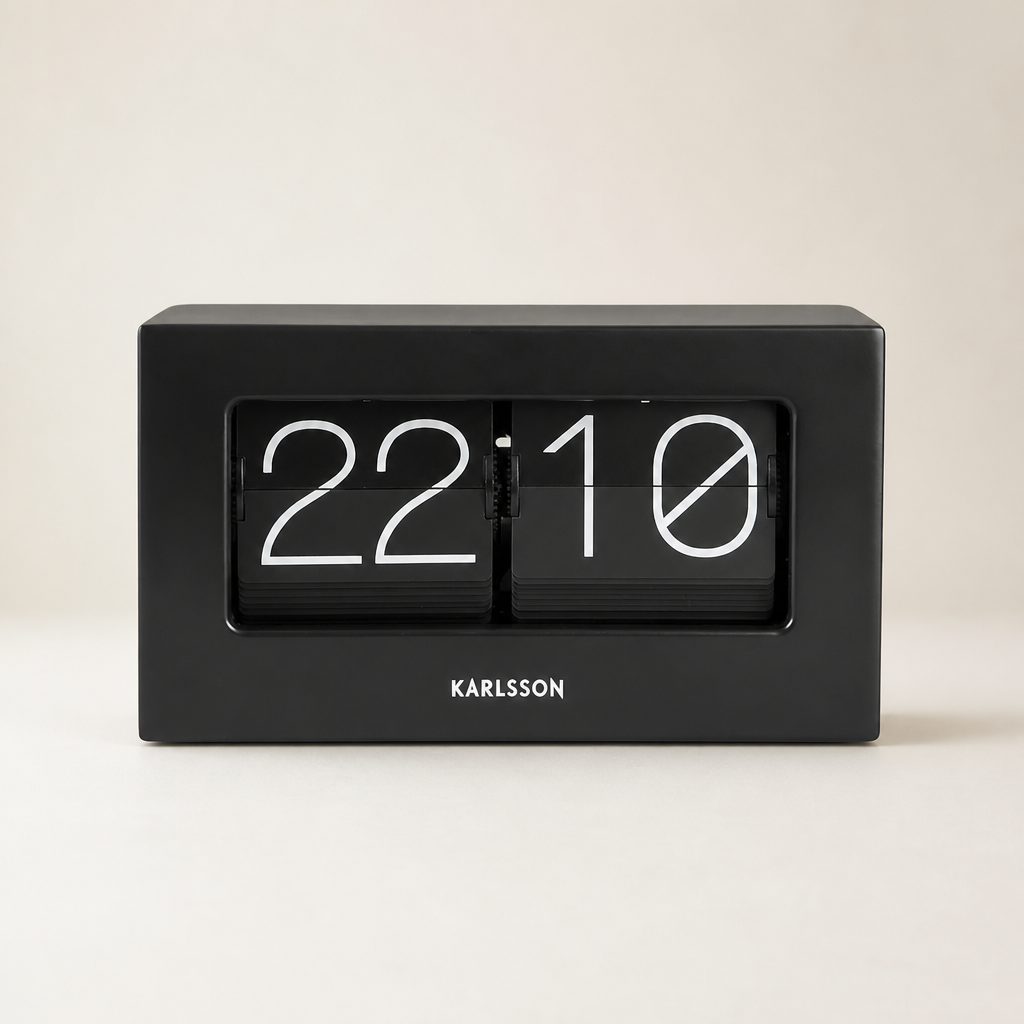 Karlsson Boxed Flip Clock Time Will Flip