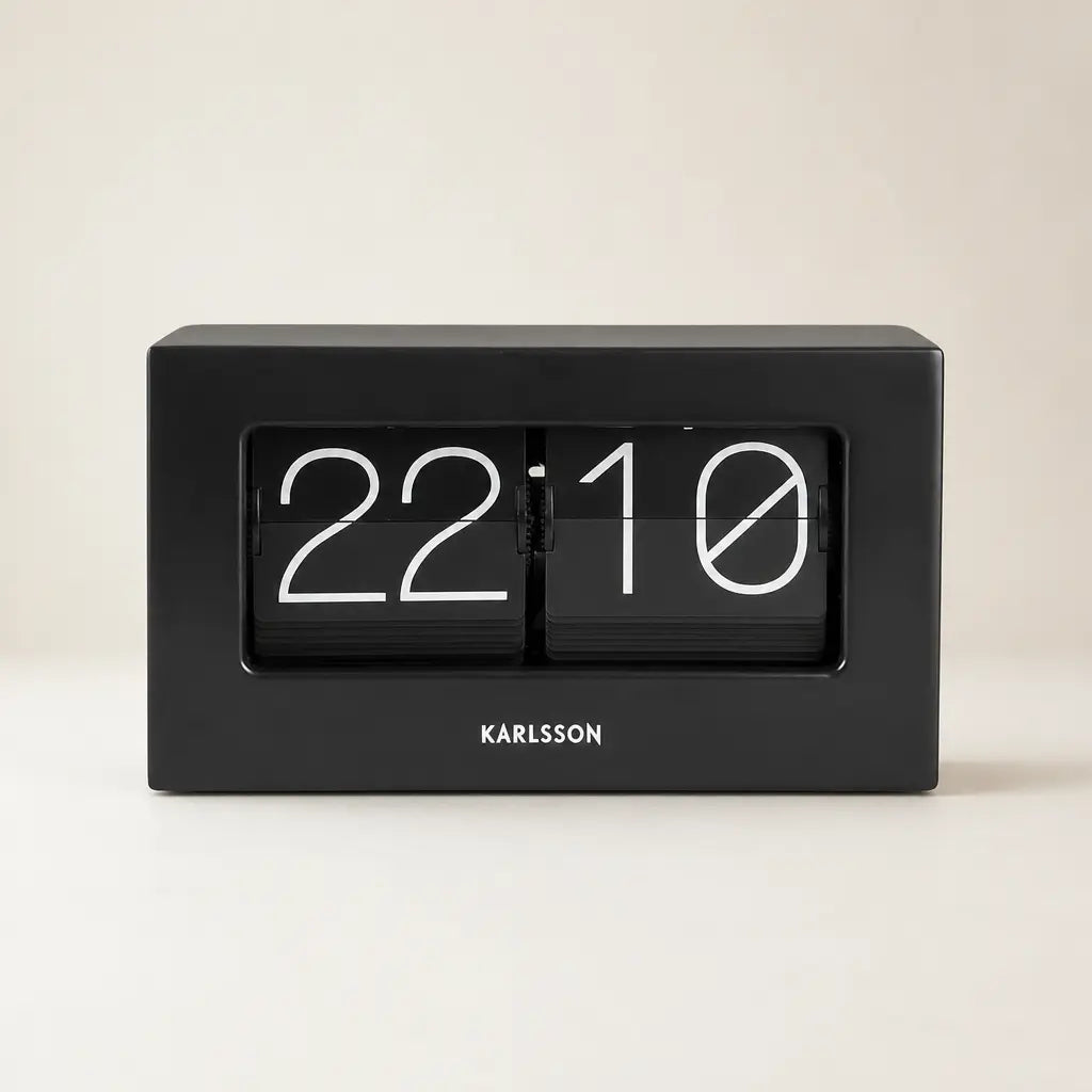 Karlsson Boxed Flip Clock Time Will Flip