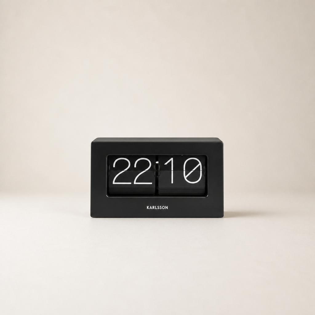 Karlsson Boxed Flip Clock Time Will Flip