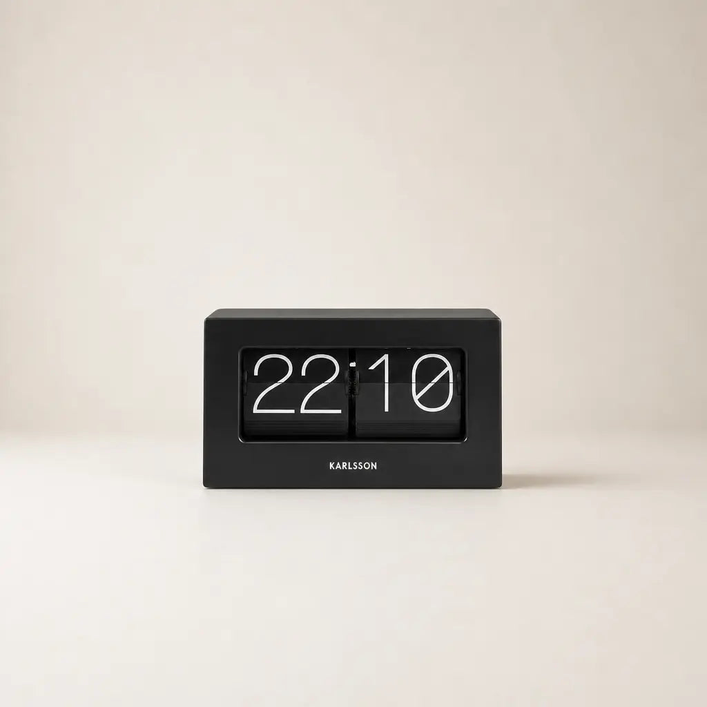 Karlsson Boxed Flip Clock Time Will Flip