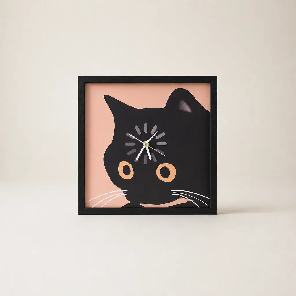 The "System Crash" Black Cat Buffering Wall Clock Time Will Flip
