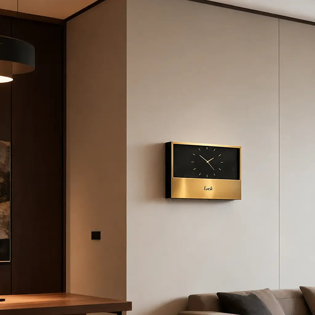 Bauhaus Vintage Metal Wall Clock Time Will Flip