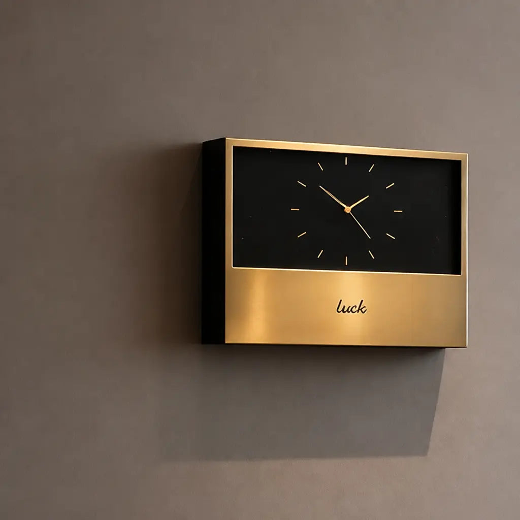 Bauhaus Vintage Metal Wall Clock Time Will Flip