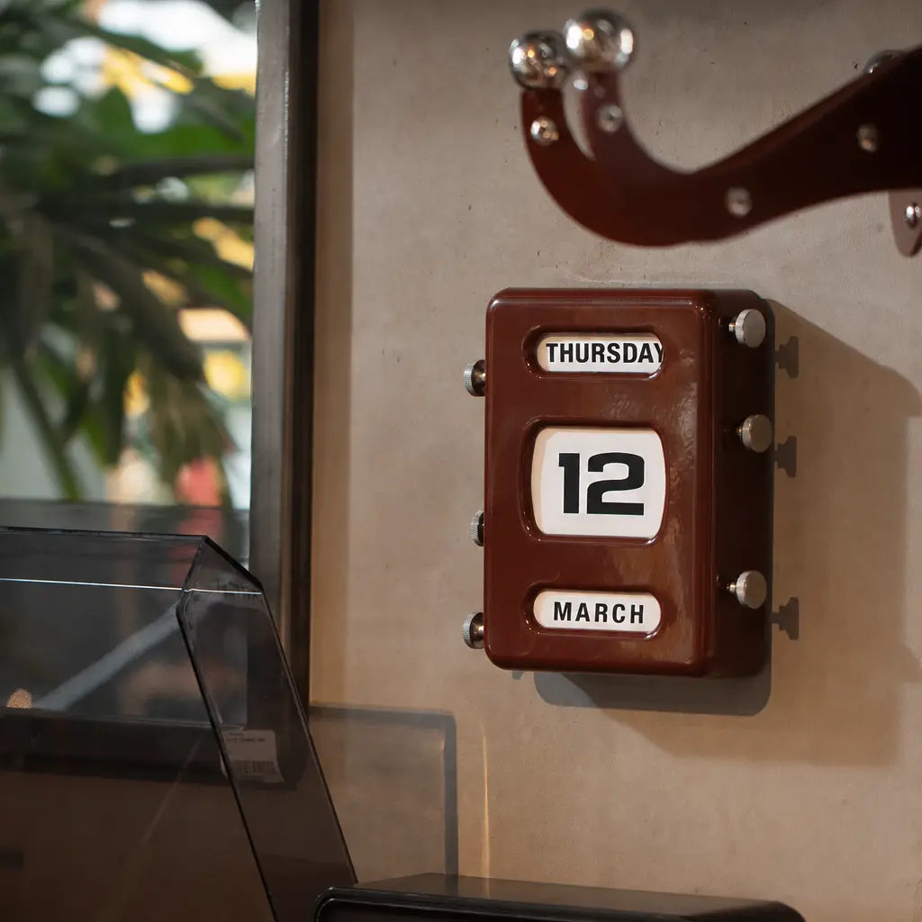 Manual Flip Perpetual Calendar Time Will Flip