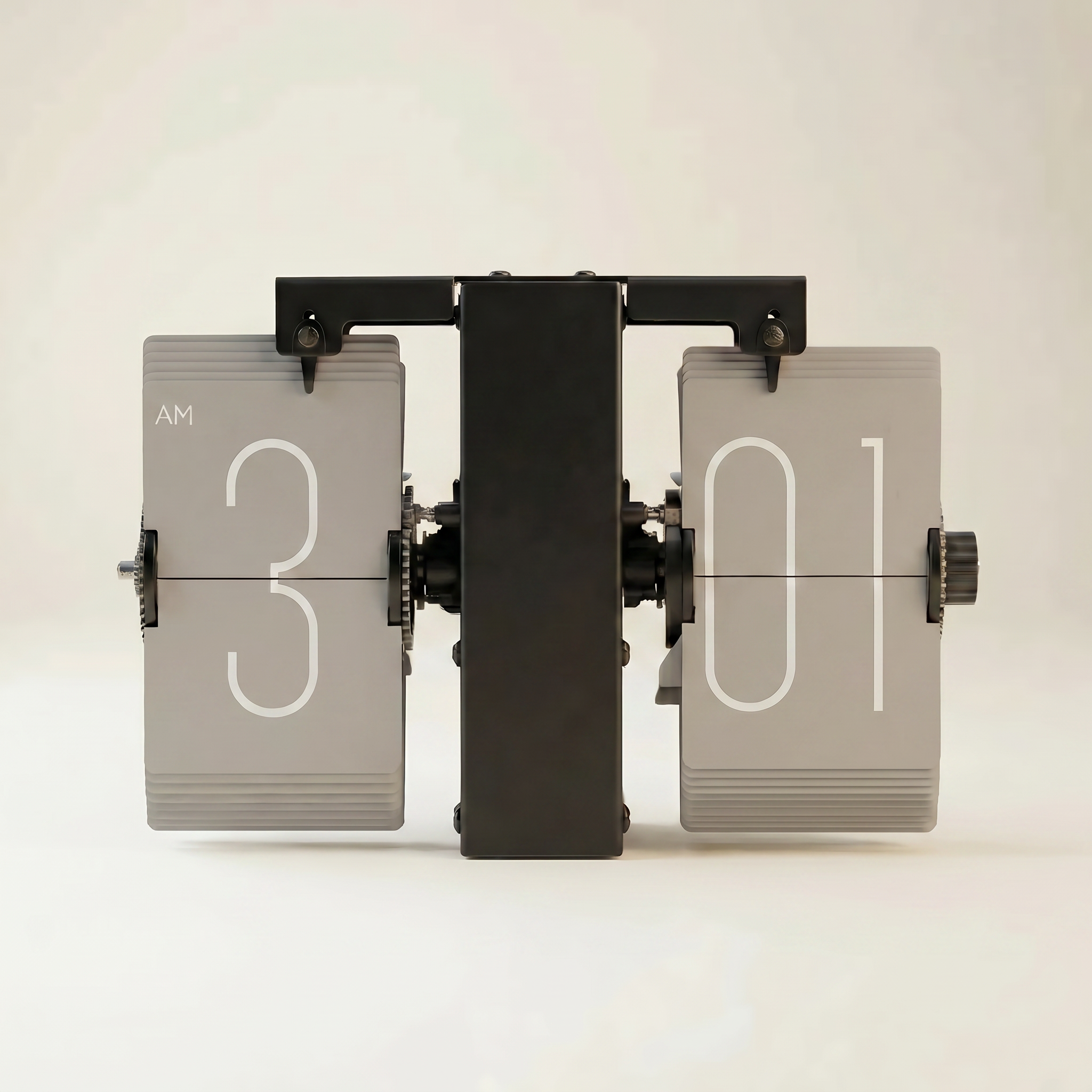 Nordic Retro Mechanical Flip Clock Time Will Flip