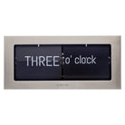 NeXtime Metal Big Flip clock Table Clock NeXtime Silver