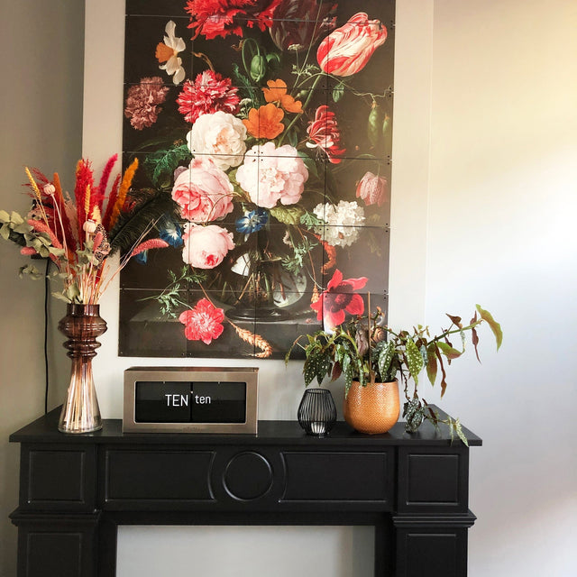 NeXtime Metal Big Flip clock Table Clock NeXtime