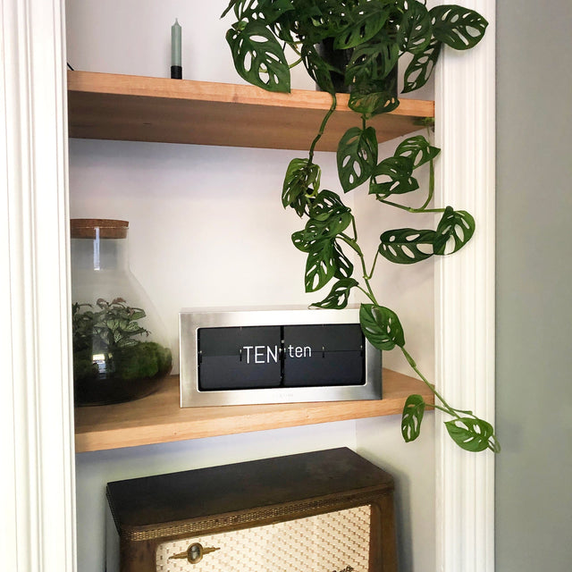NeXtime Metal Big Flip clock Table Clock NeXtime
