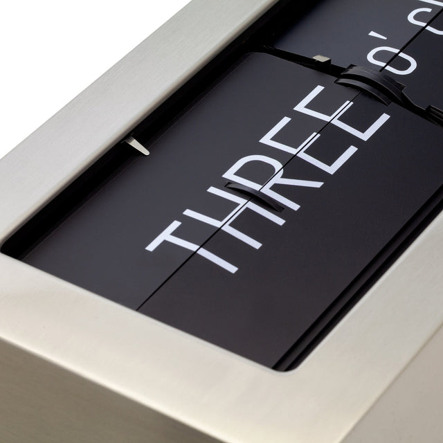 NeXtime Metal Big Flip clock Table Clock NeXtime