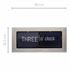 NeXtime Metal Big Flip clock Table Clock NeXtime