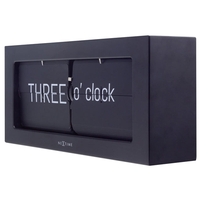 NeXtime Metal Big Flip clock Table Clock NeXtime
